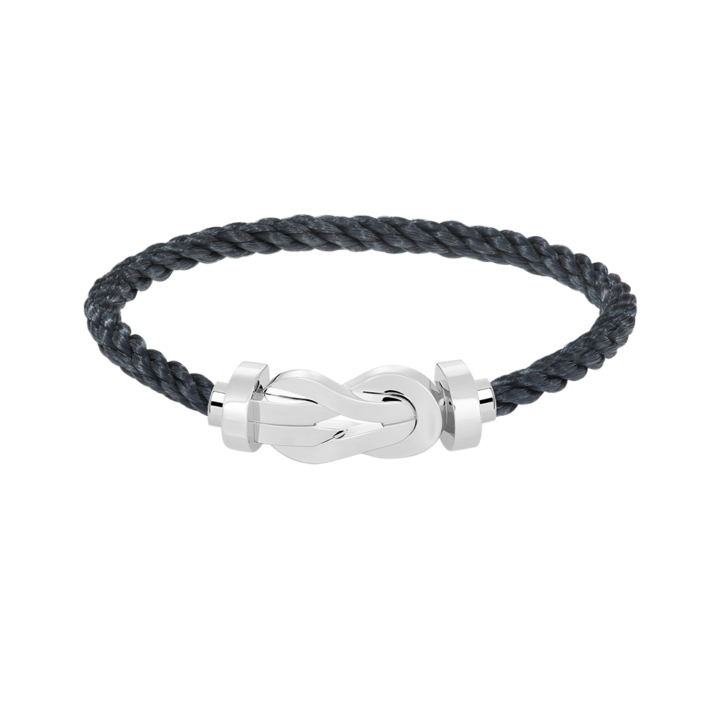 [Elitejewels]CHANCE LARGE 8 FIGURE BUCKLE NO DIAMOND BRACELET SILVER