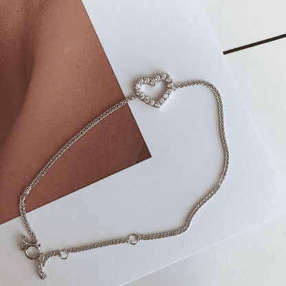 [Elitejewels]Heart Shape Lover Bracelet