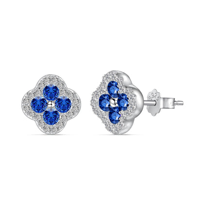 [Elitejewels]Four-Leaf Clover Flower Shaped Earrings