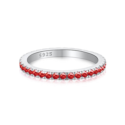 [Elitejewels]Delicate Sparkling Round Cut Daily Ring