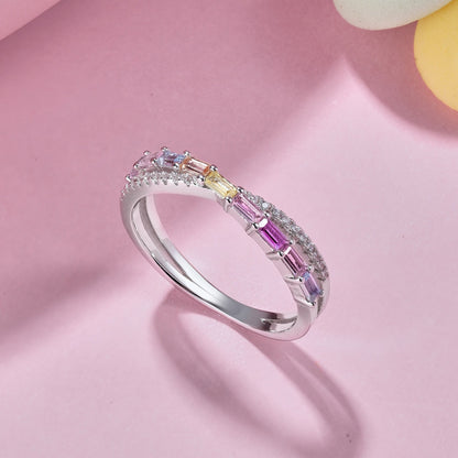 [Elitejewels]Energetic Elegant Radiant Cut Party Ring