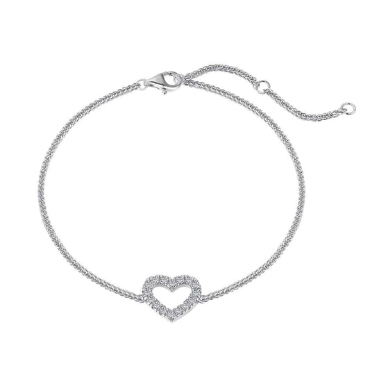 [Elitejewels]Heart Shape Lover Bracelet