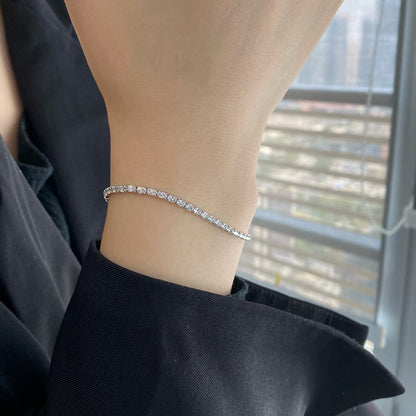 [Elitejewels]Elegant Emerald Cut Daily Bracelet