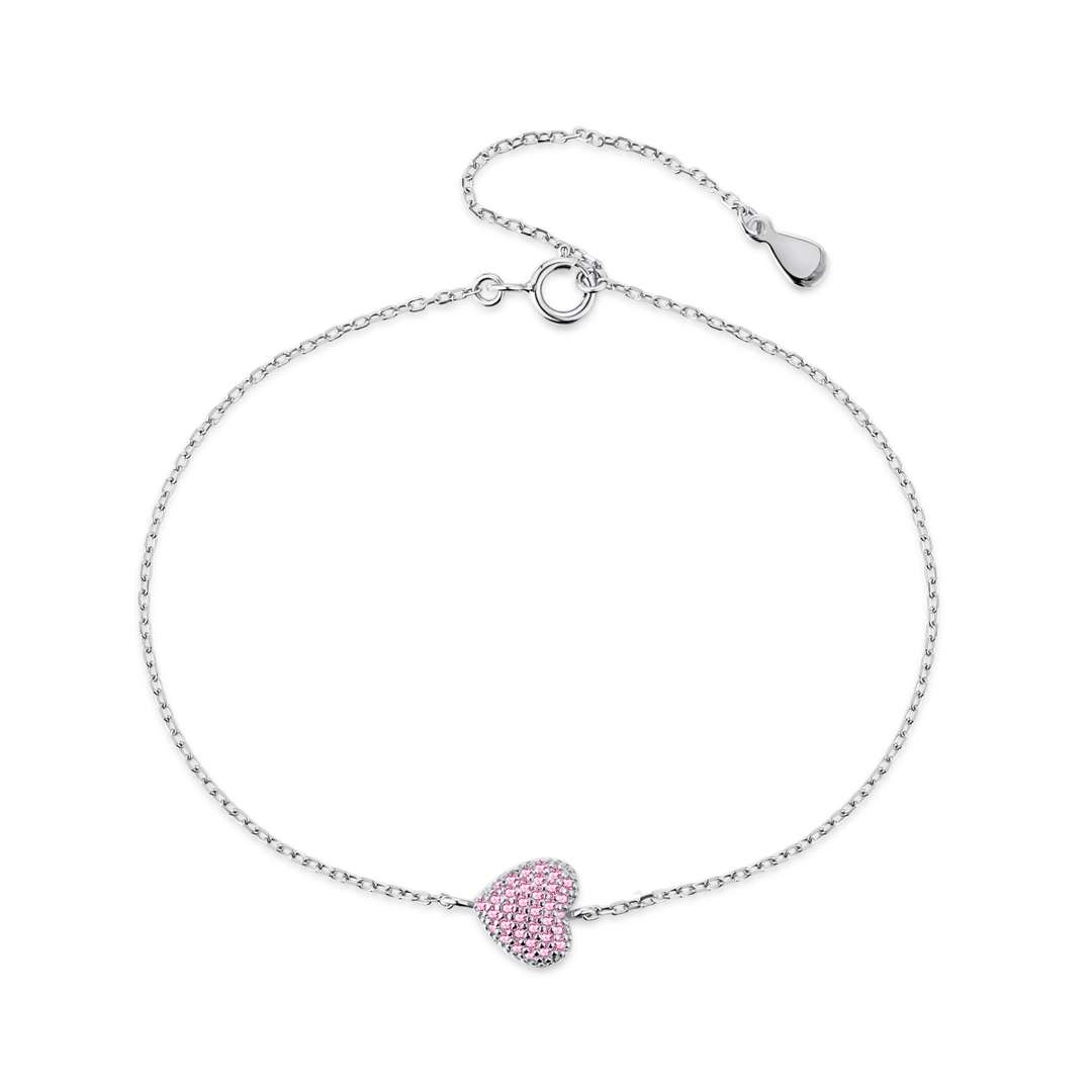 [Elitejewels]Heart-Shaped Gentle and Versatile Bracelet