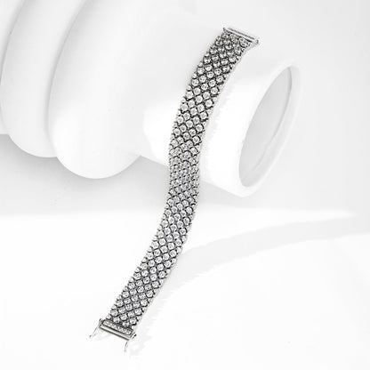 [Elitejewels] Verziertes, elegantes Party-Armband im Rundschliff