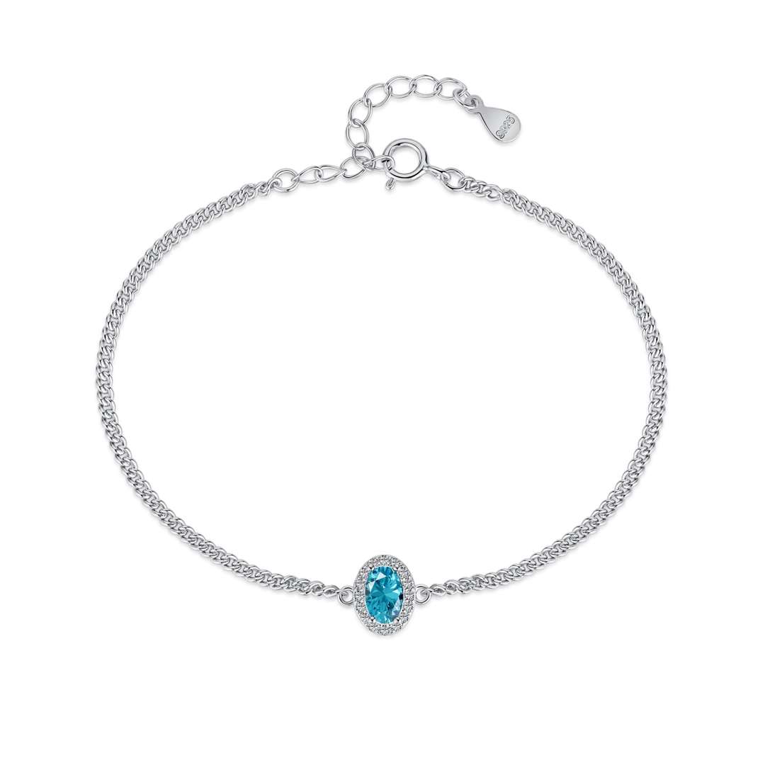 [Elitejewels]Exquisite Oval Shape Bracelet