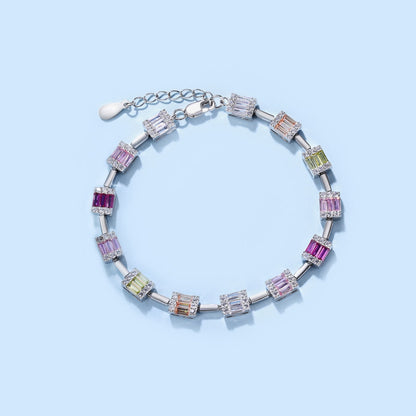 [Elitejewels]Dainty Charming Emerald Cut Daily Bracelet