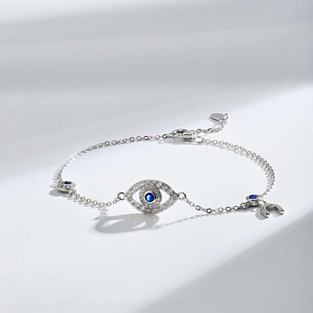 [Elitejewels]Dainty Eye Shape Necklace