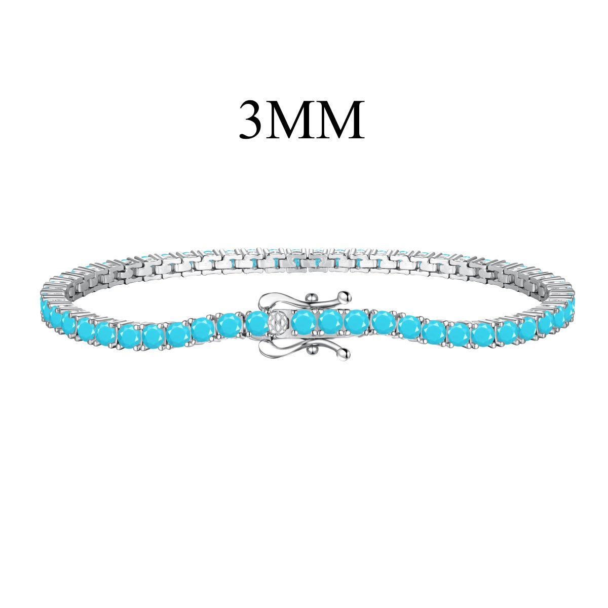 [Elitejewels]Dainty Charming Round Cut Tennis Bracelet