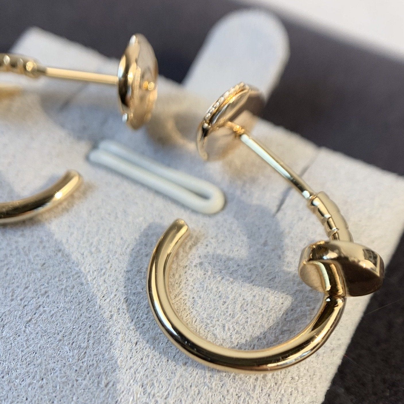 [Elitejewels]JUSTE イヤリング ピンクゴールド