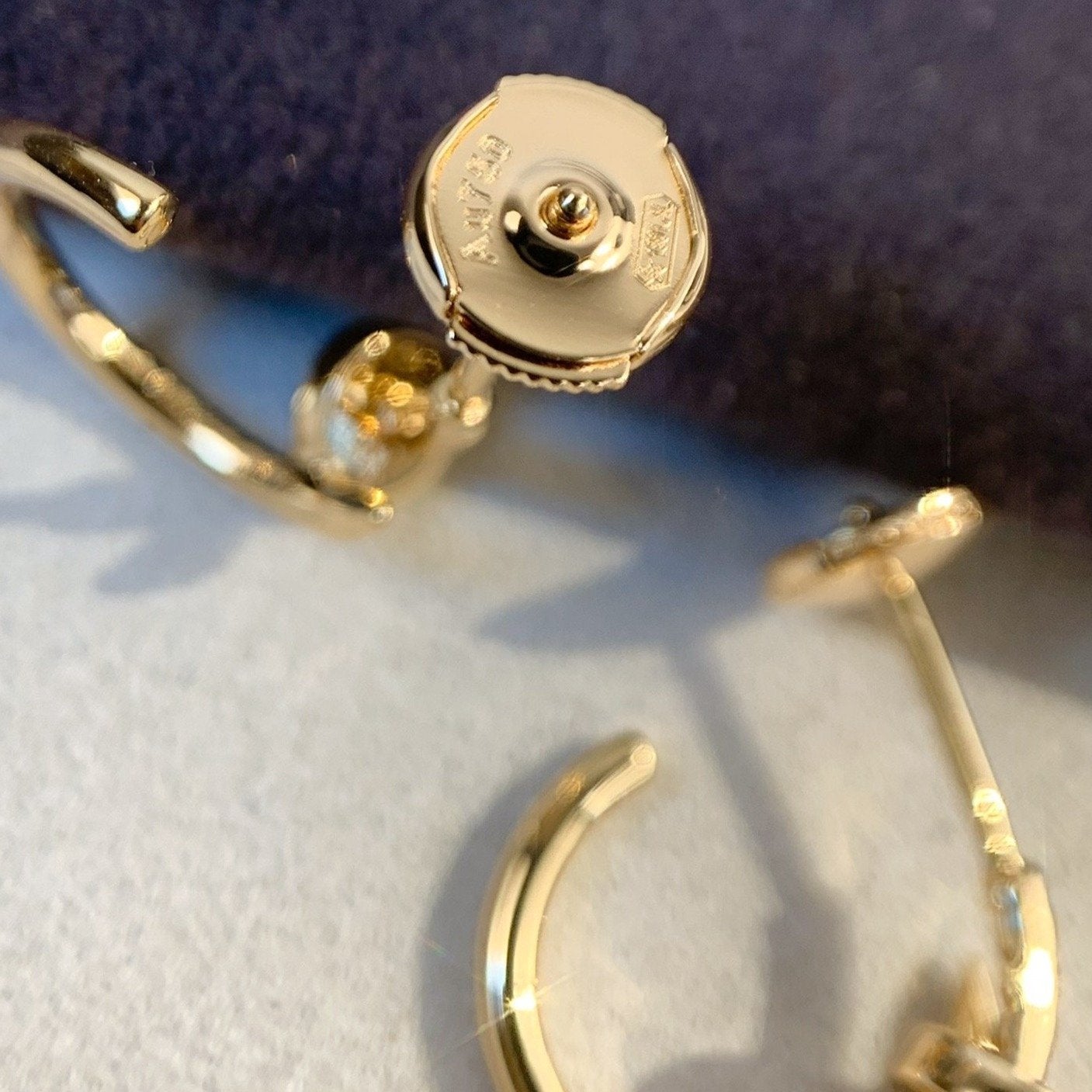 [Elitejewels]JUSTE イヤリング ピンクゴールド