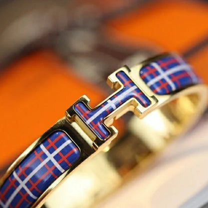 [Elitejewels]H TARTAN ARMBAND 12MM