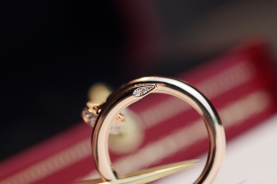 [Elitejewels]JUSTE RING 2,65 MM ROSGOLD DIAMANT