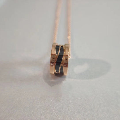 [Elitejewels]ZERO 1 NECKLACE PINK GOLD