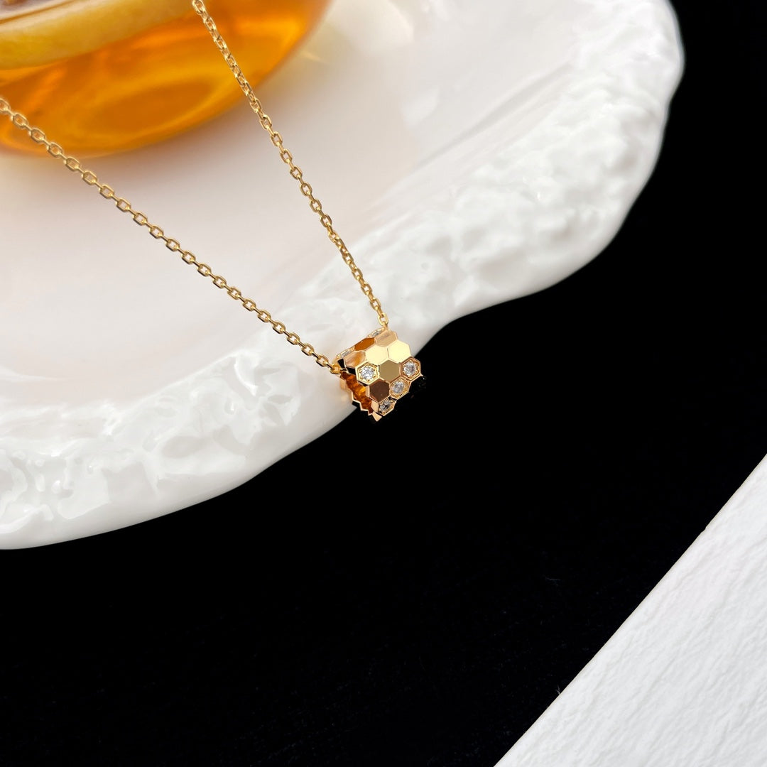 [Elitejewels]BEE MINI PEDANT DIAMOND NECKLACE