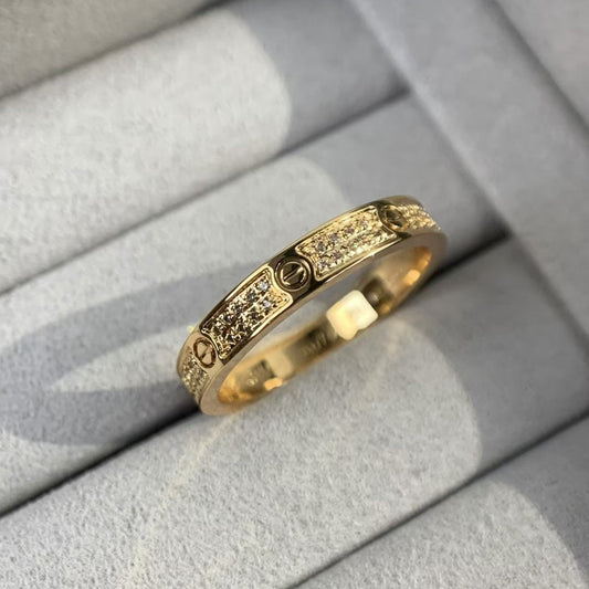 [Elitejewels]ラブリング 2.65MM ダイヤモンド