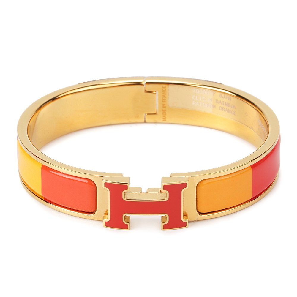 [Elitejewels]HM ARMBAND ORANGE REGENBOGEN KERAMIK