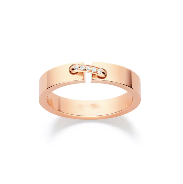 [Elitejewels]ALLIANCE LIENS VIDENCE DIAMANT 4MM RING