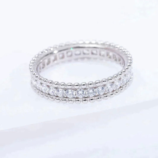 [Elitejewels]PERLEE DIAMOND SILVER RING