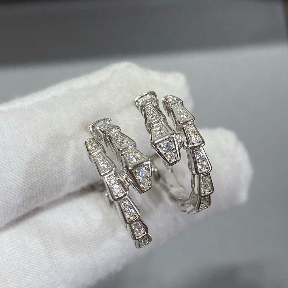 [Elitejewels]SERPENTI EARRINGS DIAMOND