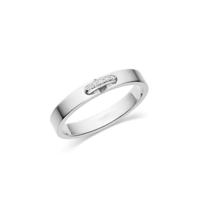 [Elitejewels]ALLIANCE LIENS VIDENCE DIAMANT 3MM RING