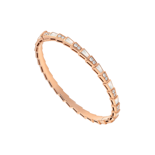 [Elitejewels]SERPENTI BRACELET PINK GOLD MOP DIAMOND