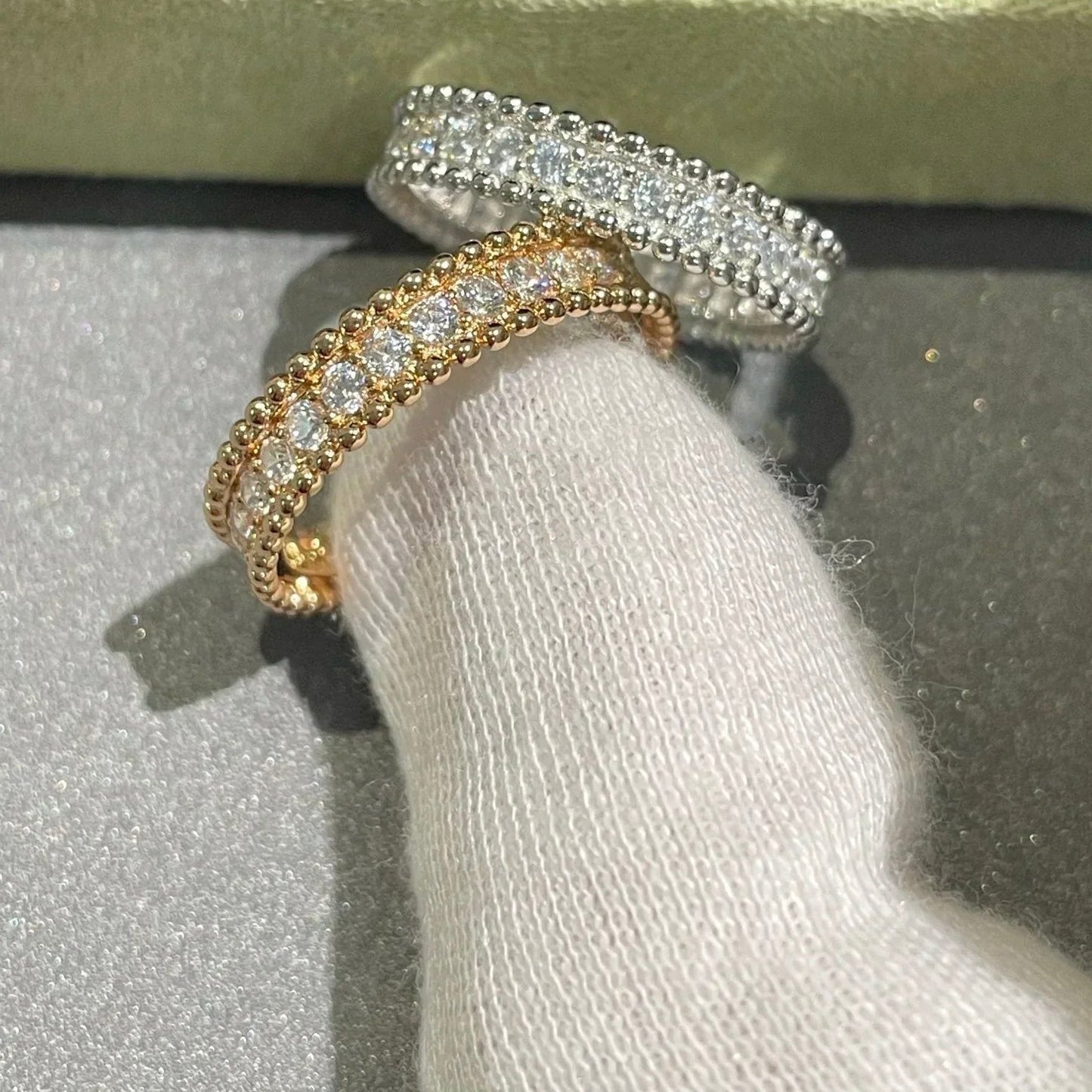 [Elitejewels]PERLEE DIAMOND ROSE GOLD RING