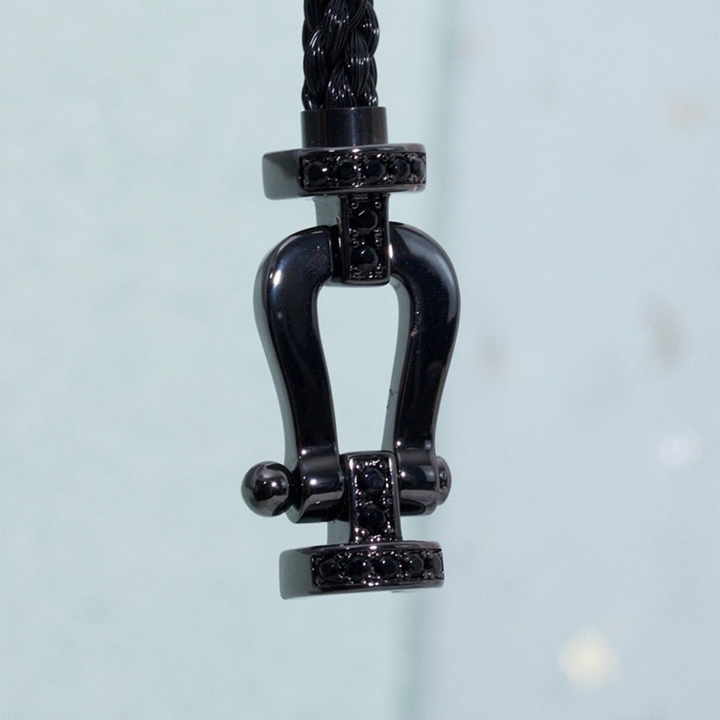 [Elitejewels]FORCE ラージシリーズ ホースシュー ブラック サムライ ブレスレット
