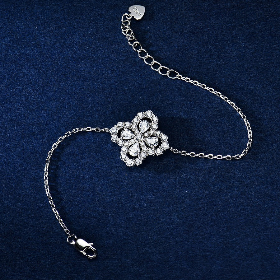 [Elitejewels]LOOP ARMBAND VOLLMOTIV DIAMANT 16MM SILBER