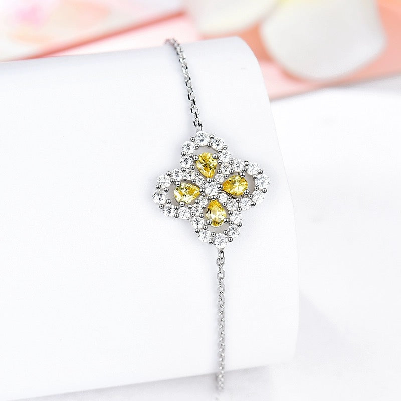 [Elitejewels]LOOP ARMBAND VOLLMOTIV DIAMANT 16MM SILBER