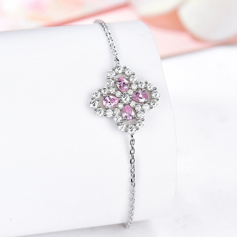 [Elitejewels]LOOP ARMBAND VOLLMOTIV DIAMANT 16MM SILBER