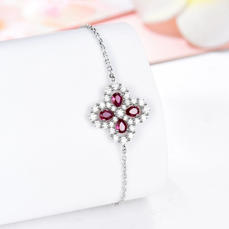 [Elitejewels]LOOP ARMBAND VOLLMOTIV DIAMANT 16MM SILBER
