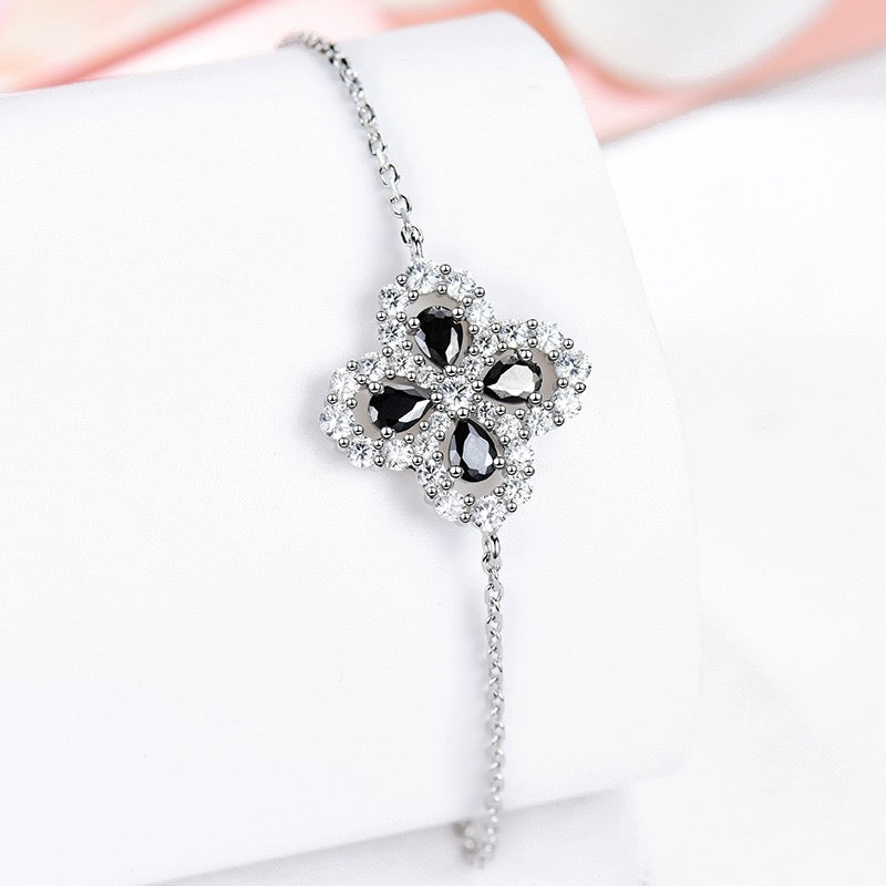 [Elitejewels]LOOP ARMBAND VOLLMOTIV DIAMANT 16MM SILBER