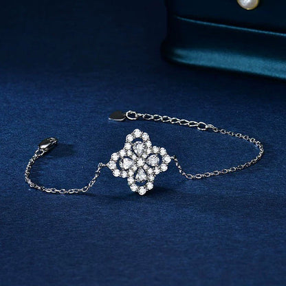 [Elitejewels]LOOP ARMBAND VOLLMOTIV DIAMANT 16MM SILBER
