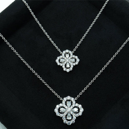 [Elitejewels]LOOP NECKLACE FULL MOTIF DIAMOND COMBINATION