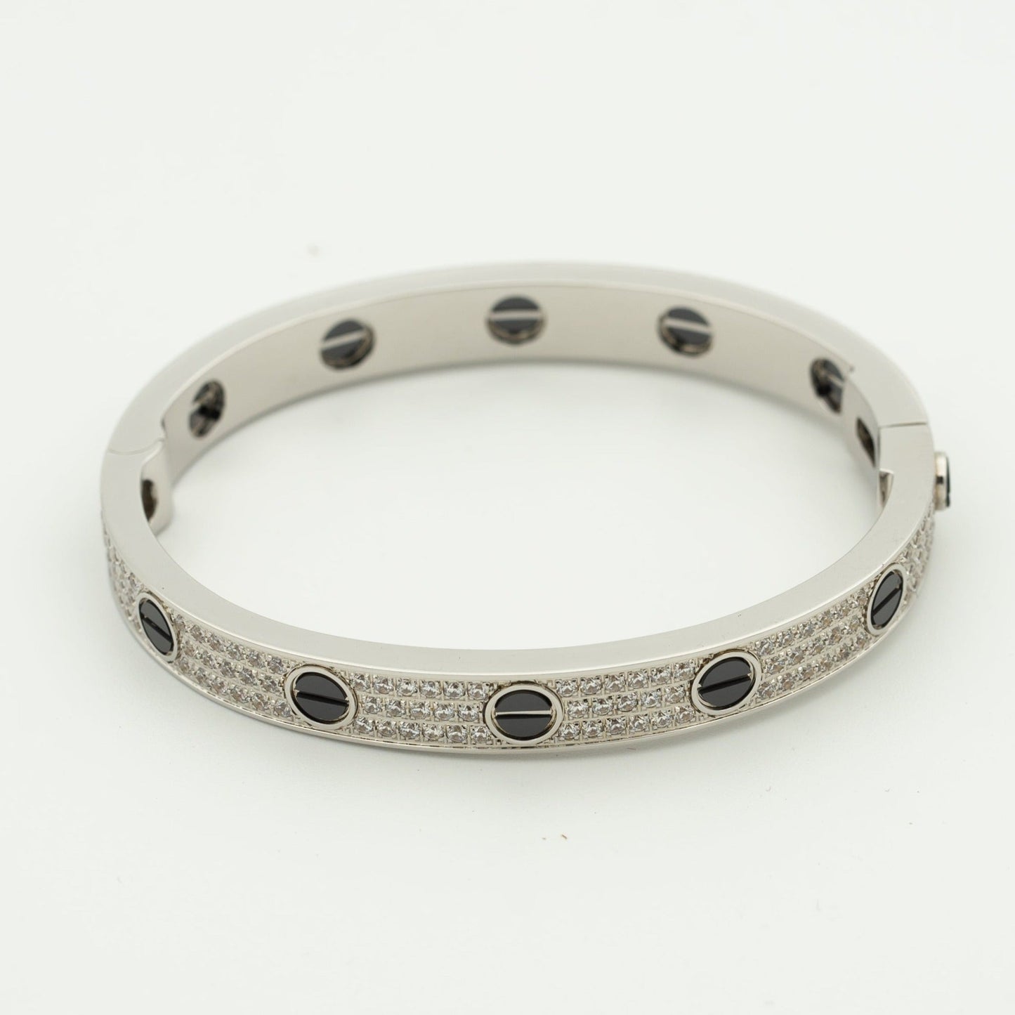 [Elitejewels]LOVE BRACELET 6.1MM DIAMOND-PAVED CERAMIC