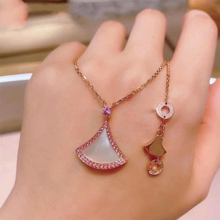 [Elitejewels]DREAM NECKLACE MOP DIAMOND PINK