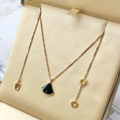 [Elitejewels]DREAM NECKLACE ONYX 1 DIAMOND