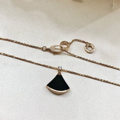 [Elitejewels]DREAM NECKLACE ONYX 1 DIAMOND