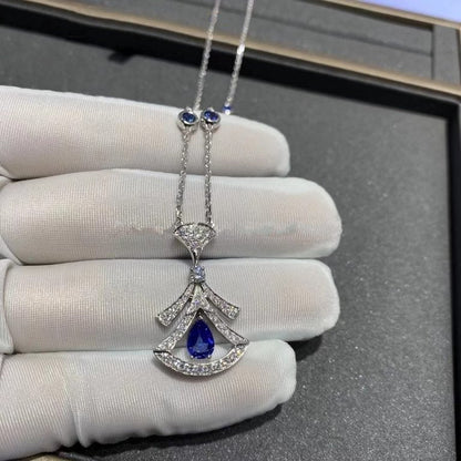 [Elitejewels]DREAM NECKLACE AGATE DIAMOND SILVER