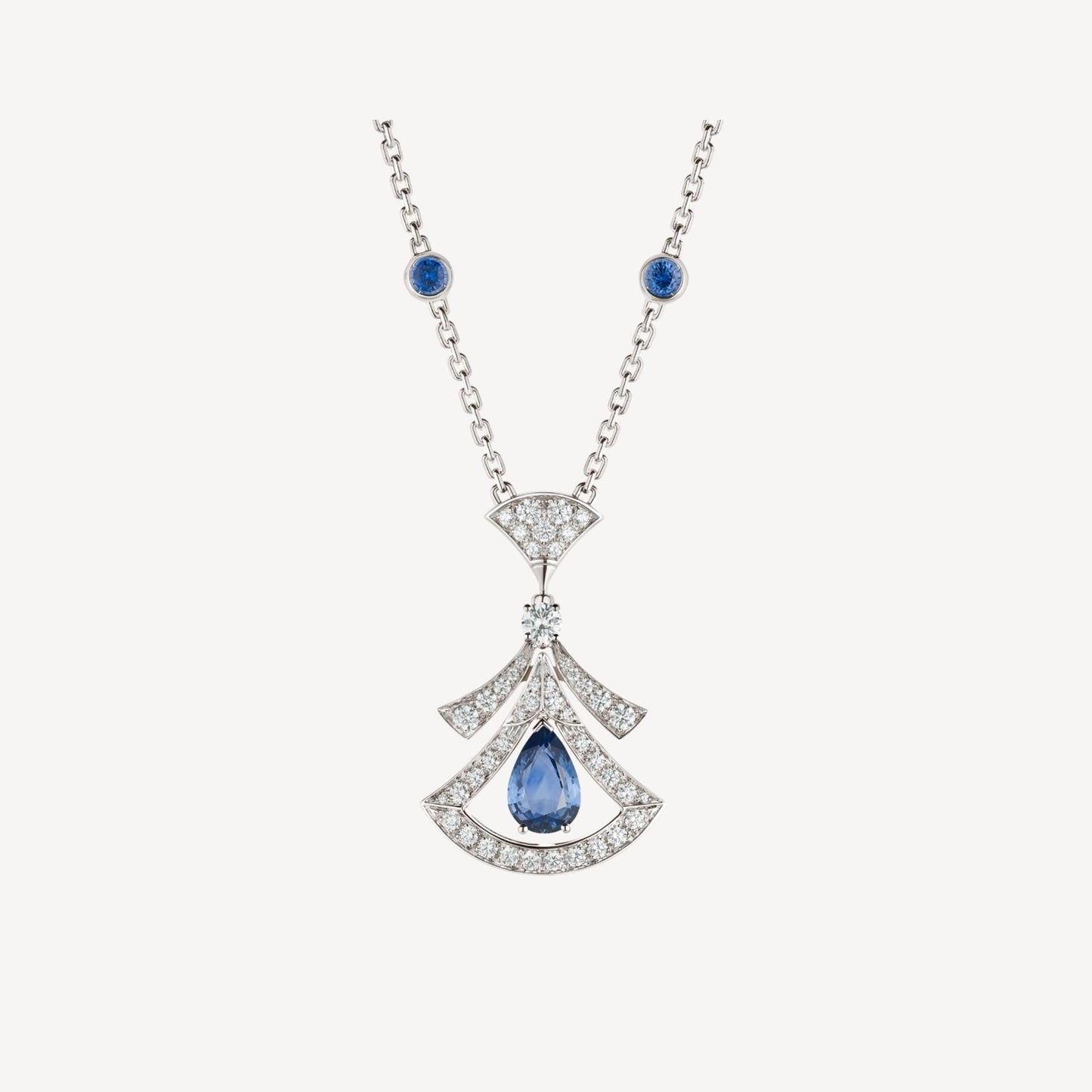 [Elitejewels]DREAM NECKLACE AGATE DIAMOND SILVER