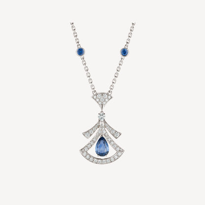 [Elitejewels]DREAM NECKLACE AGATE DIAMOND SILVER