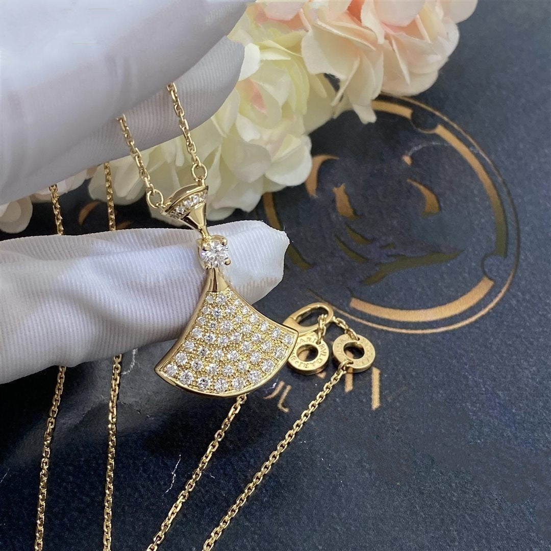 [Elitejewels]DREAM NECKLACE GOLD FULL DIAMOND