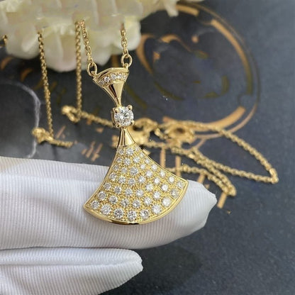 [Elitejewels]DREAM NECKLACE GOLD FULL DIAMOND