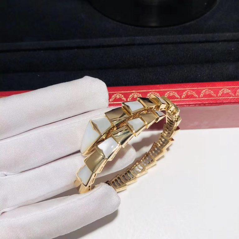 [Elitejewels]SERPENTI BRACELET MOP GOLD