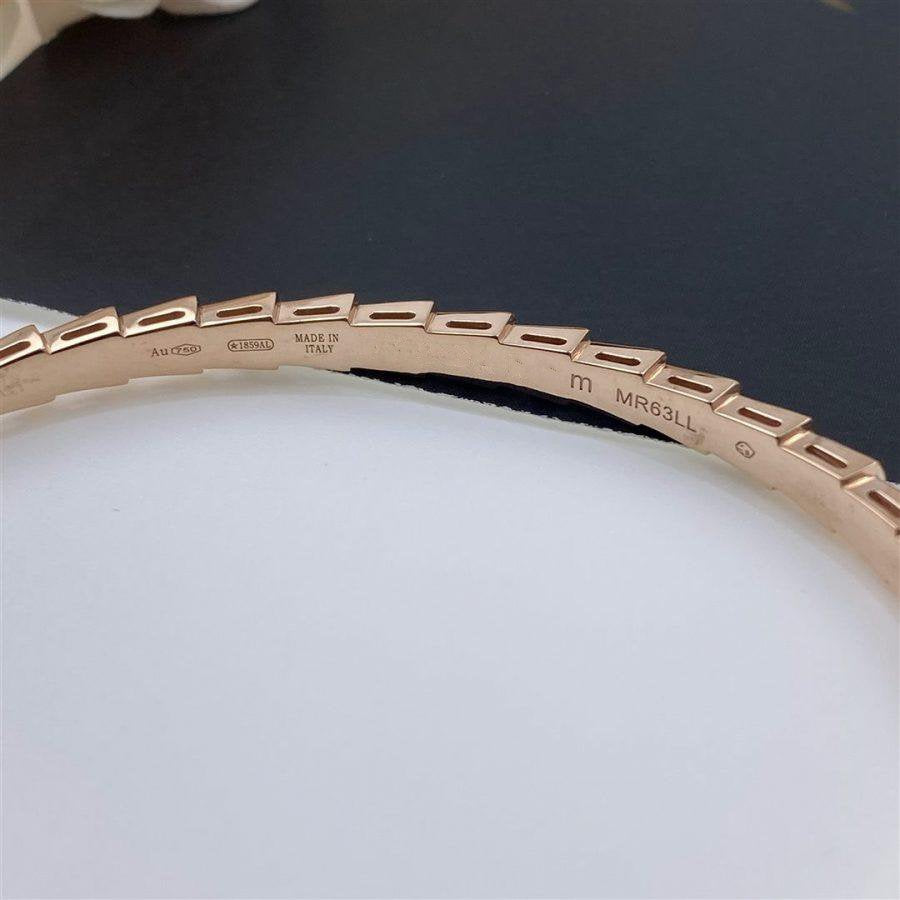 [Elitejewels]SERPENTI BRACELET PINK GOLD MOP DIAMOND