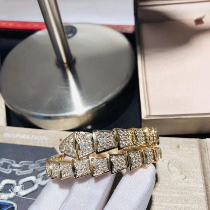 [Elitejewels]SERPENTI BRACELET 8MM GOLD DIAMOND