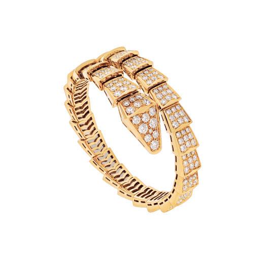 [Elitejewels]SERPENTI BRACELET 8MM GOLD DIAMOND