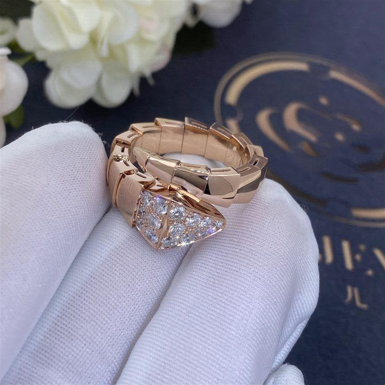 [Elitejewels]SERPENTI RING ROSGOLD DIAMANT