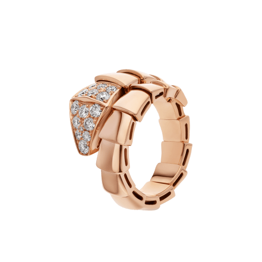 [Elitejewels]SERPENTI RING ROSGOLD DIAMANT